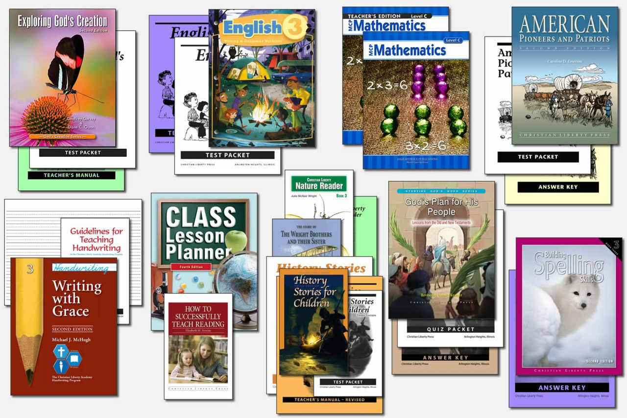 Grade 3 CLP Curriculum Kit - Christian Liberty Press