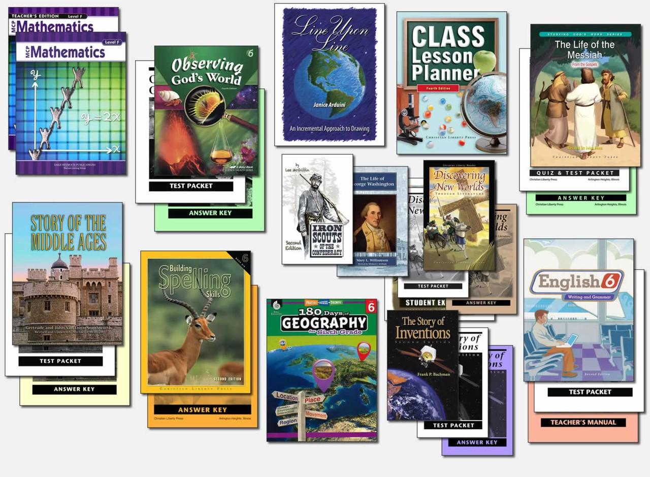 【値下げ】PER SPECTIVE 小学6年生 6冊セット Grade 6 CLP Curriculum Kit - Christian Liberty Press