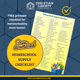Homeschool Supply Checklist