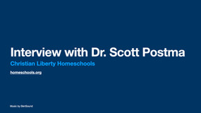 Interview with Dr. Scott Postma