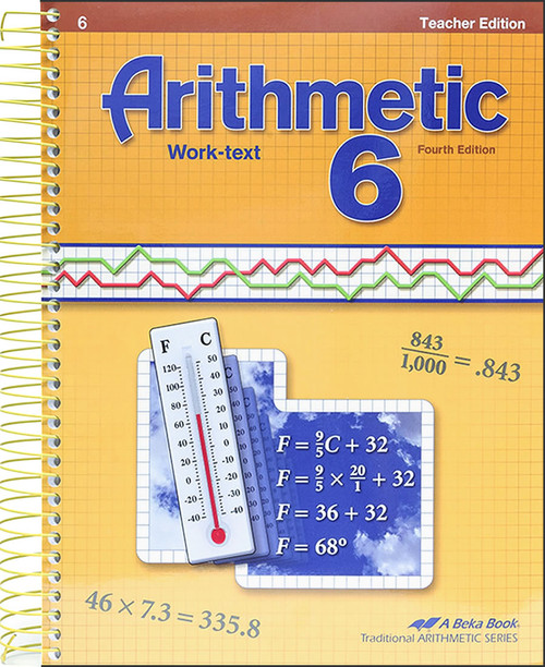 Arithmetic 6, 4th edition - Teacher Edition