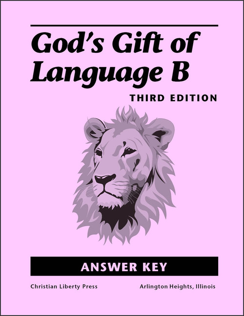 God's Gift of Language B, 3rd edition - Answer Key