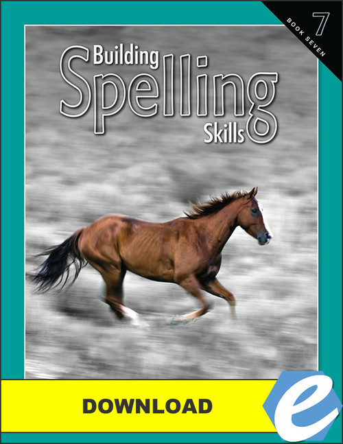 Building Spelling Skills: Book 7, 2nd edition - PDF Download