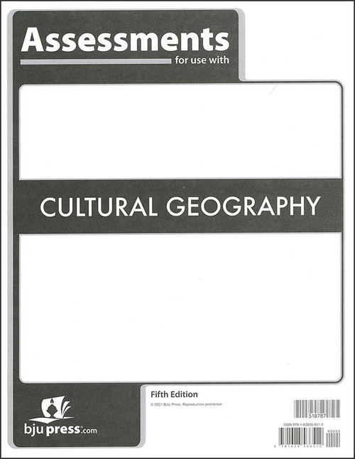 Cultural Geography, 5th edition - Test Packet