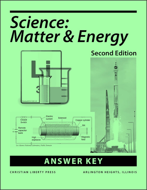 Science: Matter and Energy, 2nd edition - Answer Key