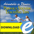 Adventures in Phonics: Phonics Sounds and Teaching Tips - MP3 Download