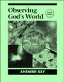 Observing God's World, 4th edition - Answer Key