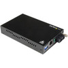 ET91000SM402 - StarTech.com Gigabit Ethernet SM Fiber Media Converter SC 40 km