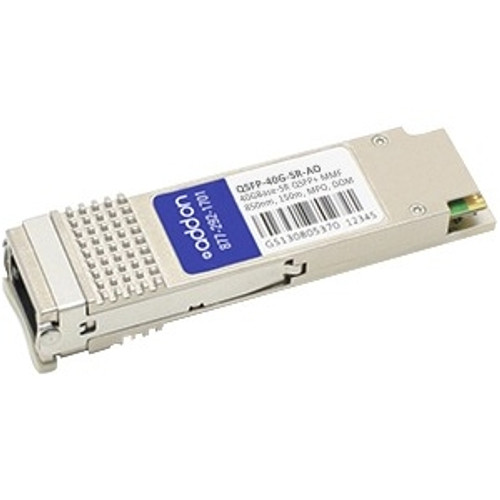 QSFP-40G-SR-AO - AddOn Alcatel QSFP-40G-SR Compatible QSFP+ Transceiver