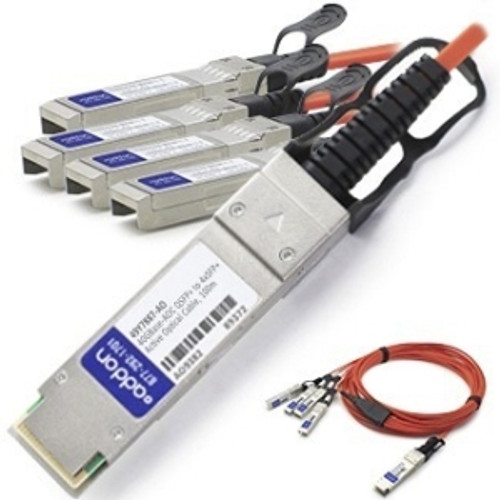 QSFP-4X10G-AOC3M-AO - AddOn 3m Cisco Compatible QSFP+ Breakout AOC