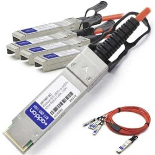 QSFP-4X10G-AOC10M-AO - AddOn 10m Cisco Compatible QSFP+ Breakout AOC