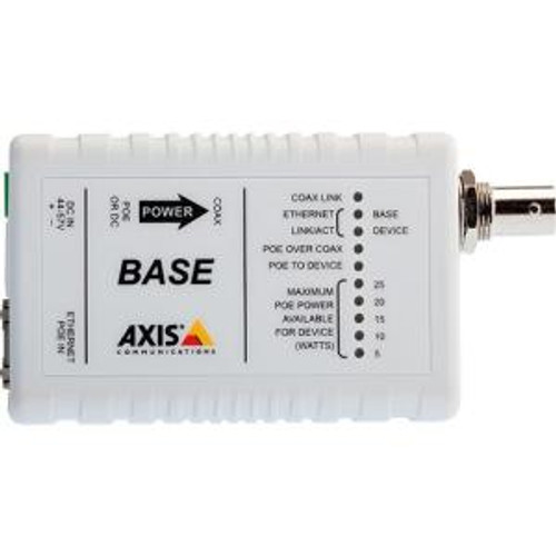 5028-411 - AXIS T8641 Ethernet Over Coax Base Unit PoE+