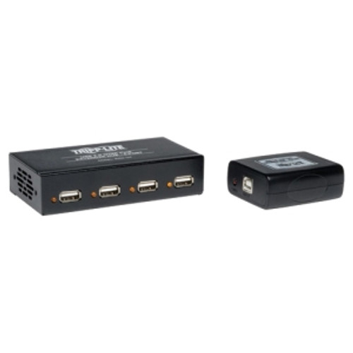 B203-104 - Tripp Lite 4-Port Hi-Speed USB 2.0 Over Cat5 / Cat6 Video Extender Hub Transmitter Receiver 328'