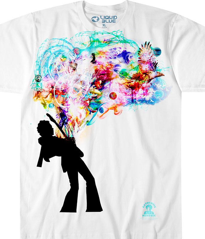Jimi Hendrix Soul Explosion White T 