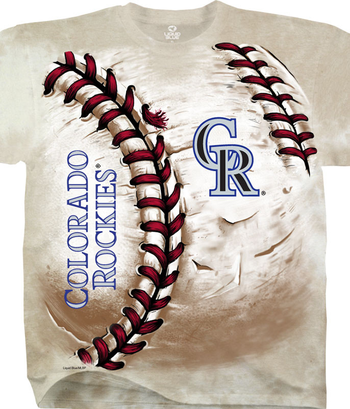 MLB Colorado Rockies Hardball Tie-Dye T 