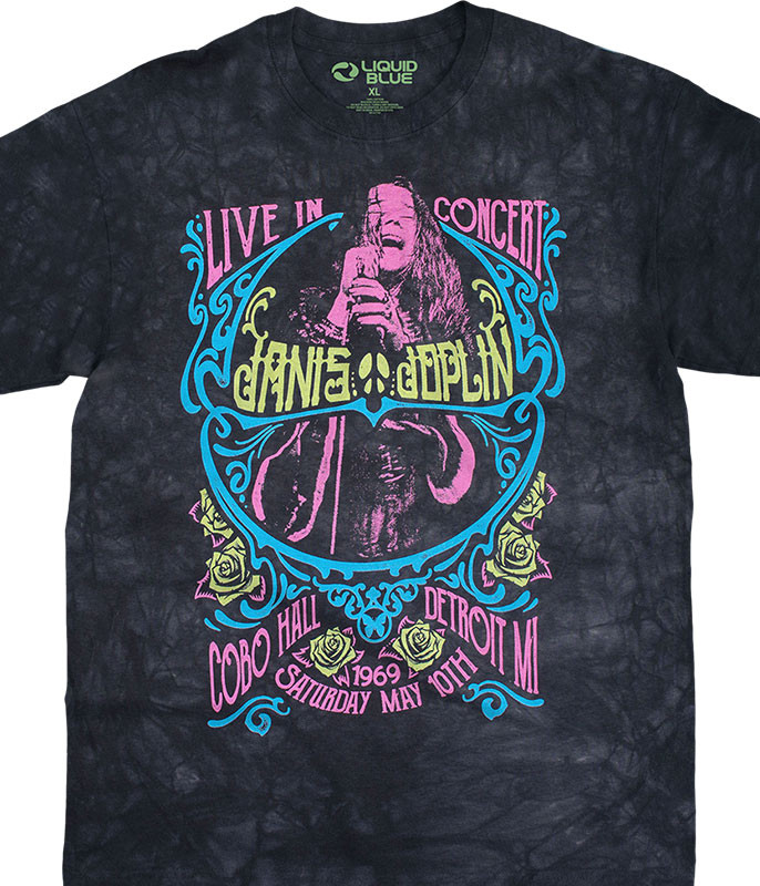 Janis Joplin Charlotte 69 Blacklight 