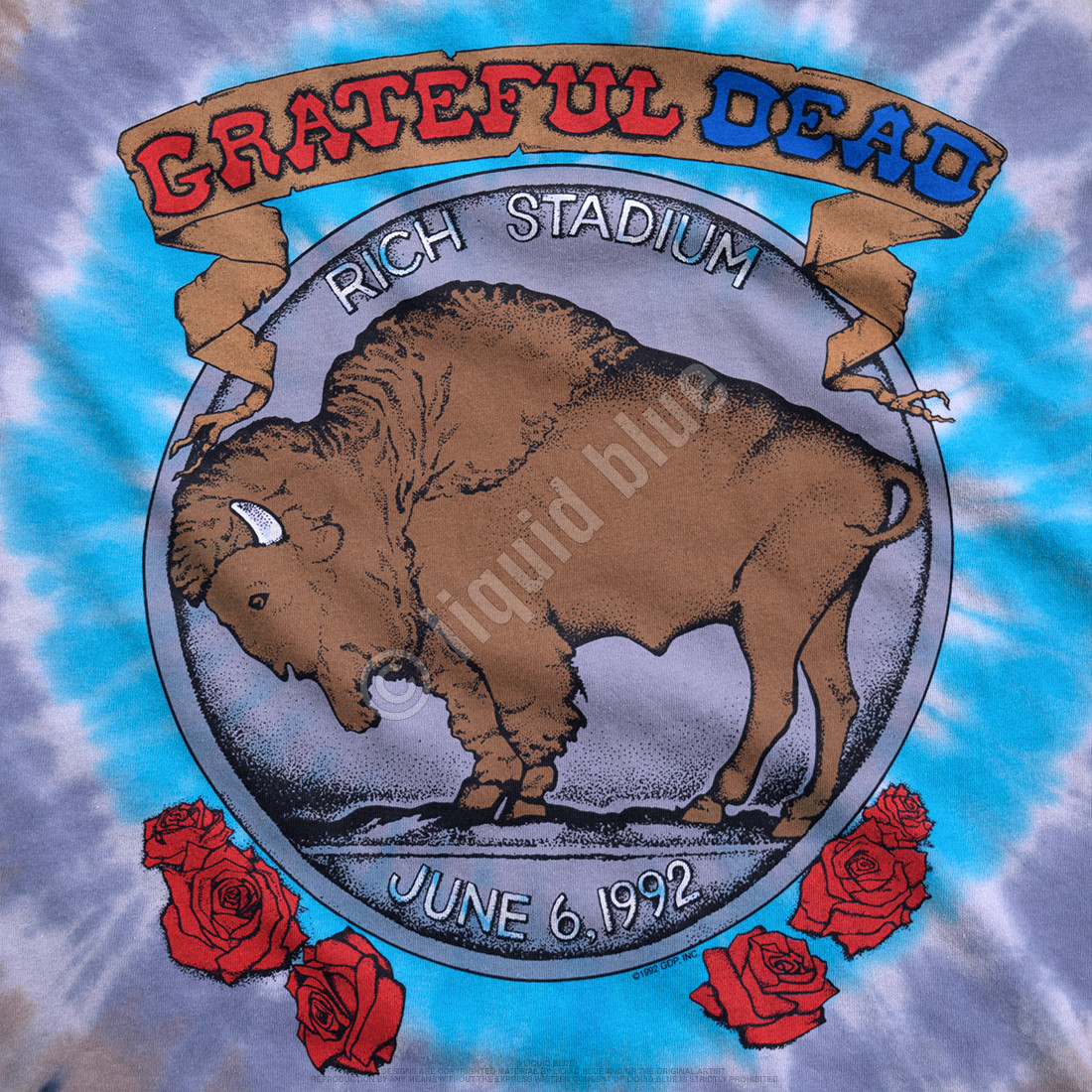 MIGHT AS WELL PARTY. Grateful Dead 1992 'Garcia In 92' Lot T-Shirt - Foto 8