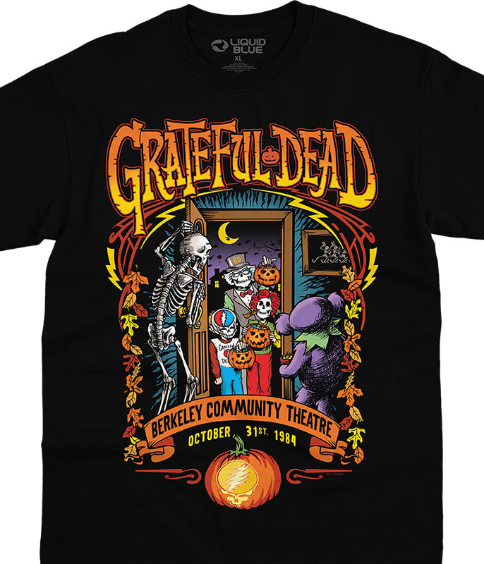 Grateful Dead Trick Or Treat Black T 