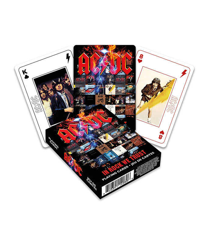 AC-DC Playing Cards Liquid Blue
