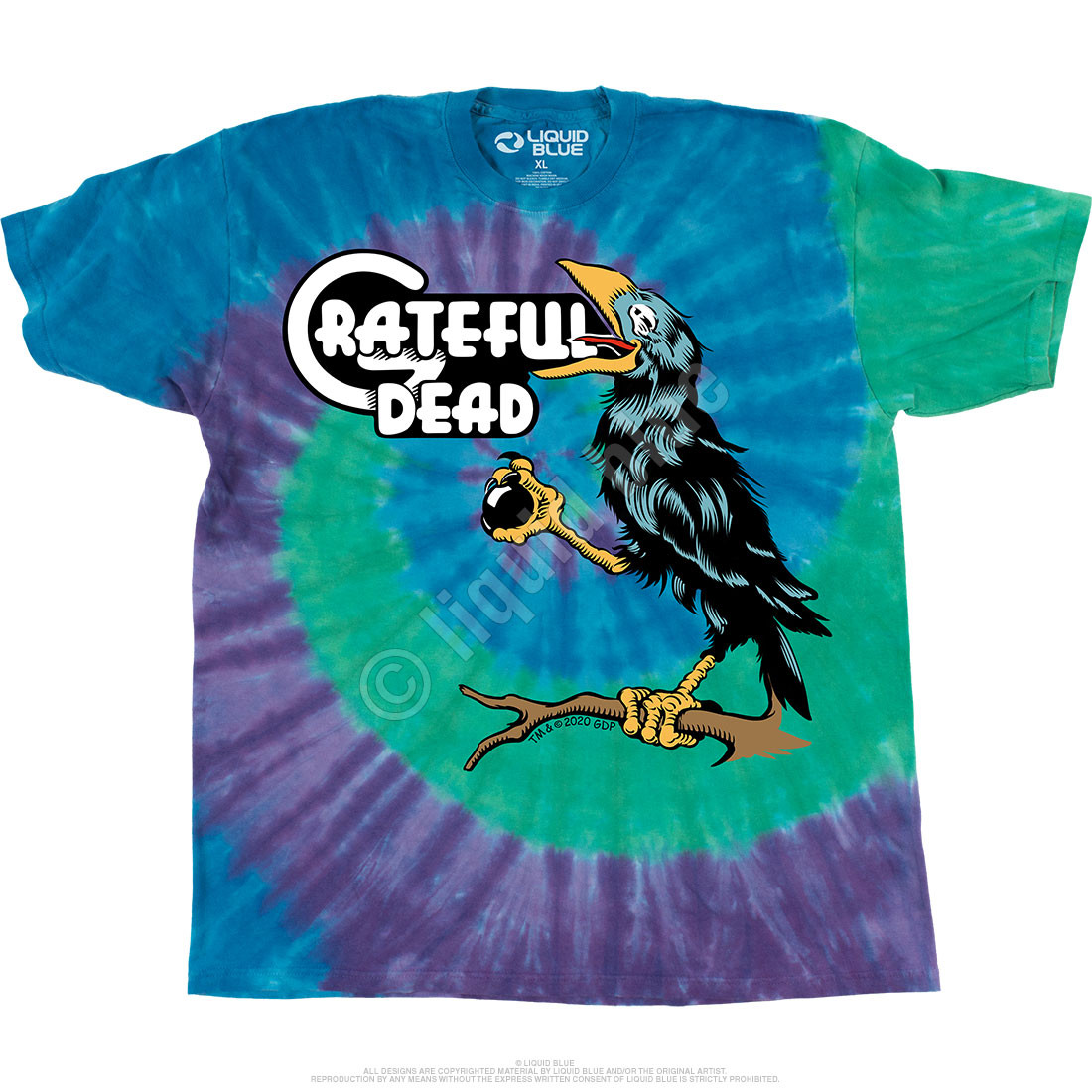 Grateful Dead Bird Song TShirt Tee by Liquid Blue
