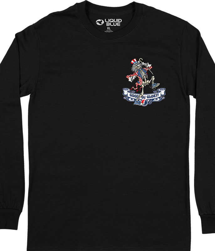 T-shirt Grateful Dead Good Ol' Glory Oncle Sam - Heather - Taille S à 7XL - Neuf Avec étiquettes