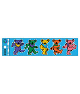 Grateful Dead Dancing Bears 1.5 in. Sticker Liquid Blue