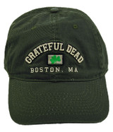 Grateful Dead Boston 91 Olive Hat Liquid Blue