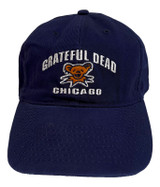 Grateful Dead Chicago 95 Navy Hat Liquid Blue