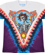 Grateful Dead Bertha V-Dye Tie-Dye T-Shirt Tee Liquid Blue