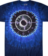 Pink Floyd Pulse Concentric Tie-Dye T-Shirt Tee Liquid Blue