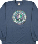 Grateful Dead Batik SYF Blue Long Sleeve T-Shirt Tee