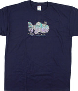 Grateful Dead Jerry Fish Navy T-Shirt Tee