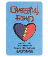 The Vault Grateful Dead 1986 04-13 Backstage Pass Liquid Blue