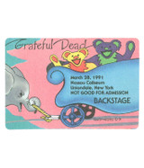 The Vault Grateful Dead 1991 03-28 Backstage Pass Liquid Blue