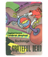 The Vault Grateful Dead 1993 03-18 Backstage Pass Liquid Blue