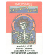 The Vault Grateful Dead 1993 03-31 Backstage Pass Liquid Blue