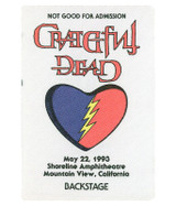 The Vault Grateful Dead 1993 05-22 Backstage Pass Liquid Blue