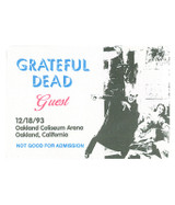 The Vault Grateful Dead 1993 12-18 Backstage Pass Liquid Blue