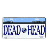 Grateful Dead GD Illinois License Plate