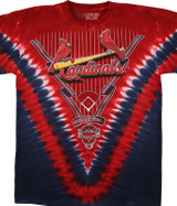 Lids St. Louis Cardinals Homage Grateful Dead Tri-Blend T-Shirt - Red