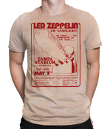 Led Zeppelin In Concert Tie-Dye T-Shirt Tee Liquid Blue