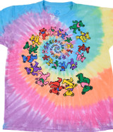 Grateful Spiral Alien Bears Tie Dye Men's Shirt – 28th Street Beach Variety