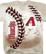 MLB Arizona Diamondbacks Hardball Tie-Dye T-Shirt Tee Liquid Blue