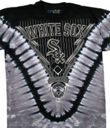 MLB Chicago White Sox V Tie-Dye T-Shirt Tee Liquid Blue