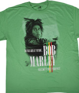 Bob Marley Forget the Past Green T-Shirt Tee
