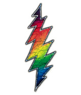 Grateful Dead GD Batik Bolt Sticker