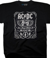 AC/DC Speedshop Black T-Shirt Tee 