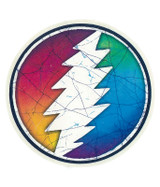 Grateful Dead GD Circle Bolt Mini Sticker