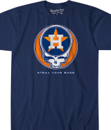 Houston Astros '47 Vortex Vintage Tubular Tie-Dye T-Shirt - White