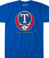 Chicago Cubs Steal Your Base Blue Athletic T-Shirt